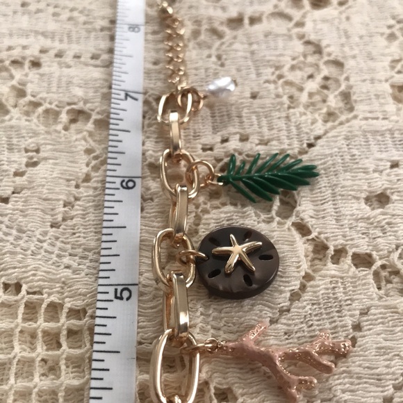 NWT SEA LIFE CHARM BRACELET 7” w/  1” extender. - Picture 6 of 7